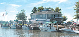 Bohemia Bay Yacht Harbor. Photo