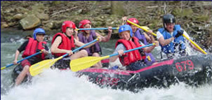 White water rafting Photo