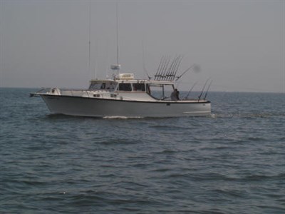 Picture of &quot;First In&quot; a 40-foot custom bay built boat Photo