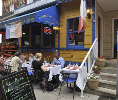 French cafe style dining at Crepe Du Jour. Photo