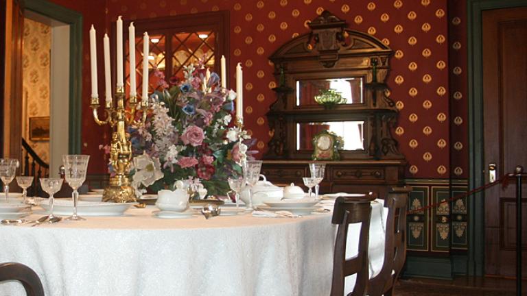 dining room of historic house
