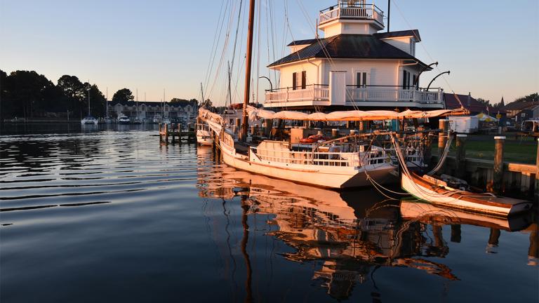 Lighthouse and boats