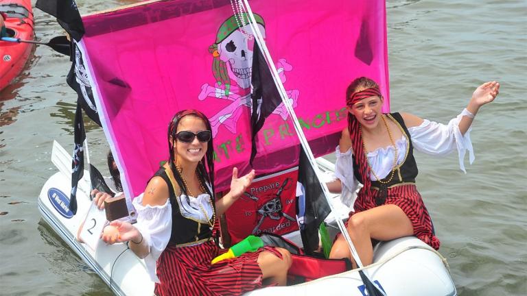 Pirates on boat