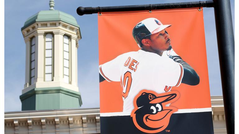 Orioles Banner at Camden Yards