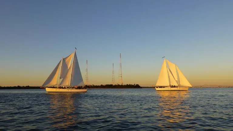 Schooner Woodwind at Sunset