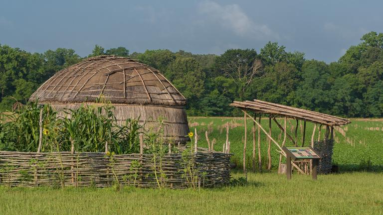Handsell Historic Site - Longhouse Chicone Indian Village