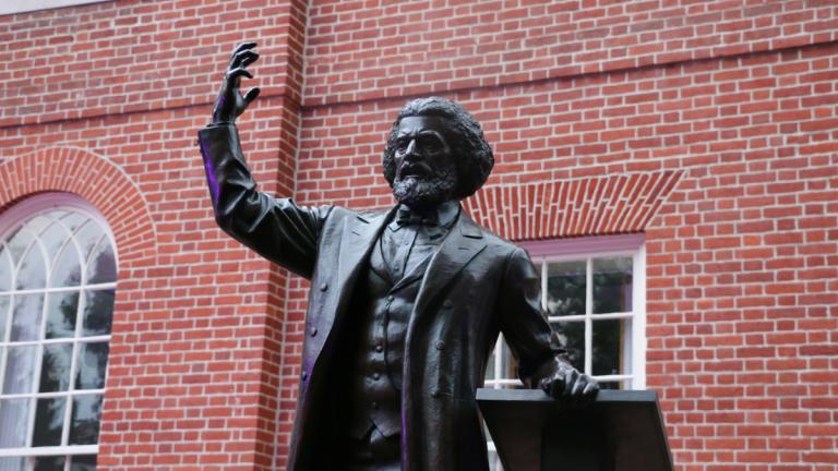 Frederick Douglass Statue at the Talbot County Courthouse
