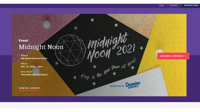 Midnight Noon at the Maryland Science Center