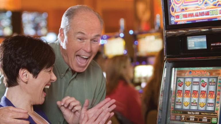 Couple at Hollywood Casino