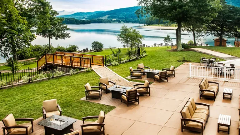 View of the lake from Rocky Gap Casino