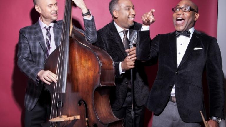 jazz trio performing