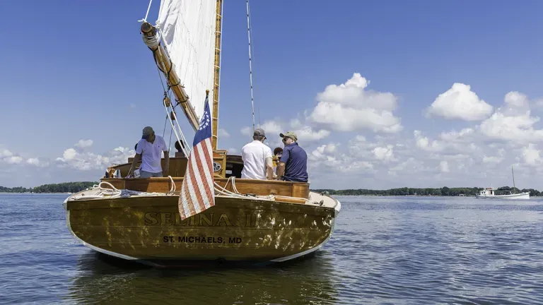 Sailing aboard the Selina II from St. Michaels