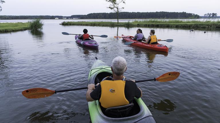 Paddling the Little Choptank River and Stewart’s Canal is a great way to experience The Chesapeake Bay through Harriet Tubman’s eyes.