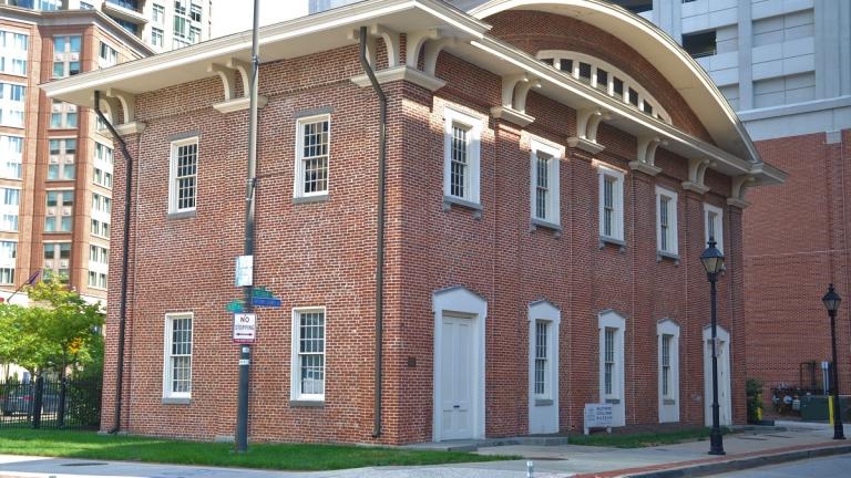 Frederick Douglass escaped from Baltimore aboard a train from this railroad station – President Street Station. 