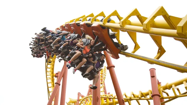 Roller Coaster ride at Six Flags America