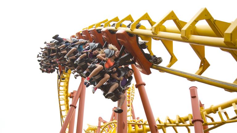 Roller Coaster ride at Six Flags America