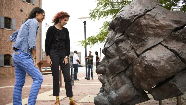 Frederick Douglass Statue at Frederick Douglass Isaac Myers Maritime Park and Museum