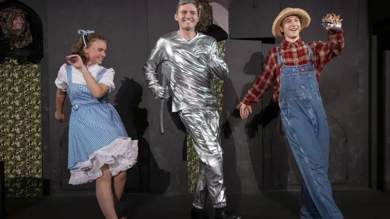 A performance of the Wizard of Oz, performed by the Compass Rose Theater