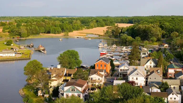 Chesapeake City from Above