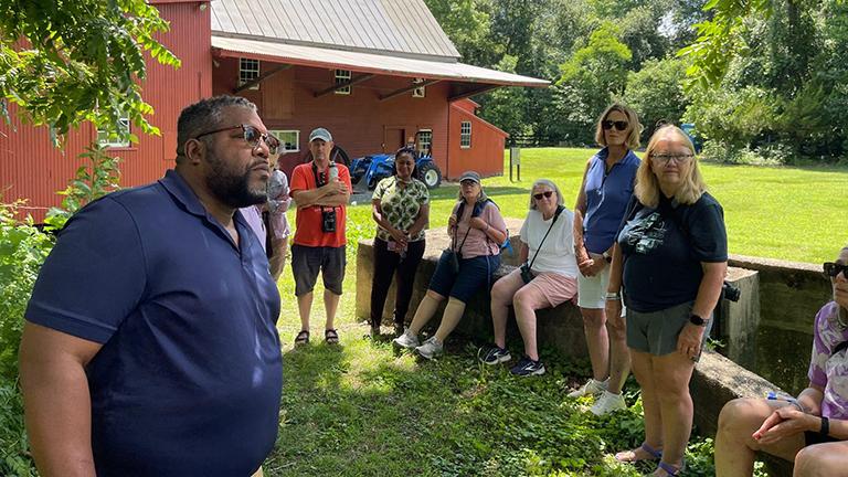 A tour at the Linchester Mill with Delmarva Birding and Harriet Tubman Tours.