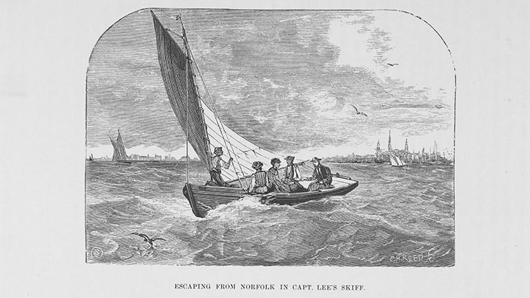Escaping From Norfolk In Capt. Lee's Skiff