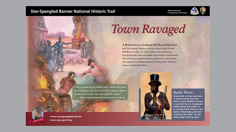 Lower Marlboro Town Ravaged / War of 1812