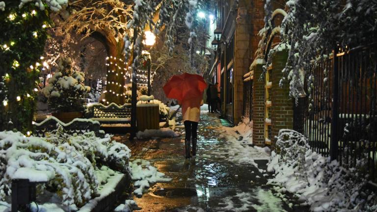 Salisbury Plaza in the Winter