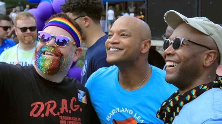Governor Wes Moore at Frederick Pride event