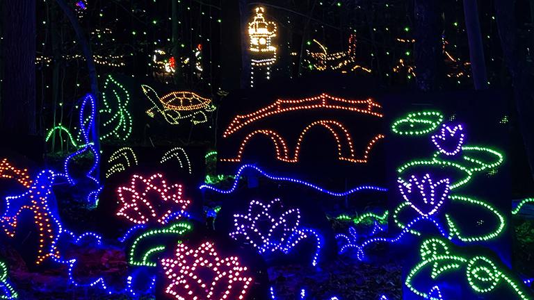 Annmarie Sculpture Garden & Arts Center's Garden of Lights Display