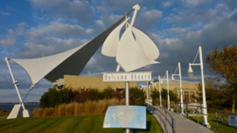 Visitor Center at Sailwinds Park in Cambridge