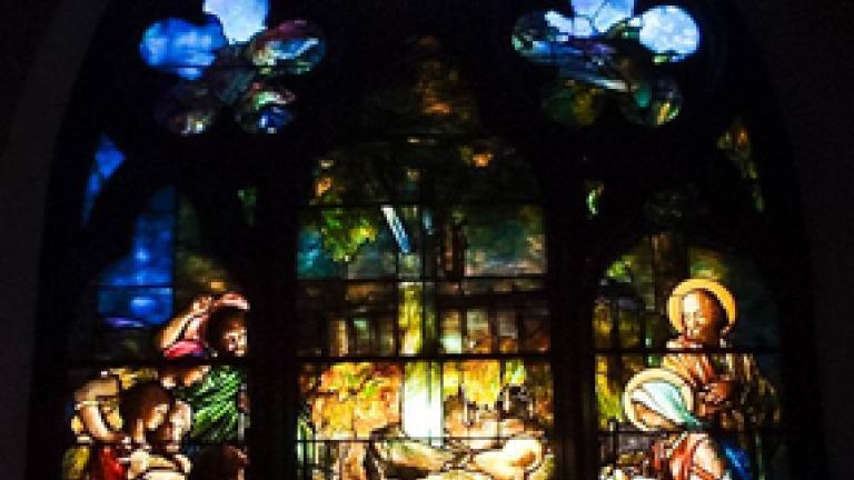 stained glass window