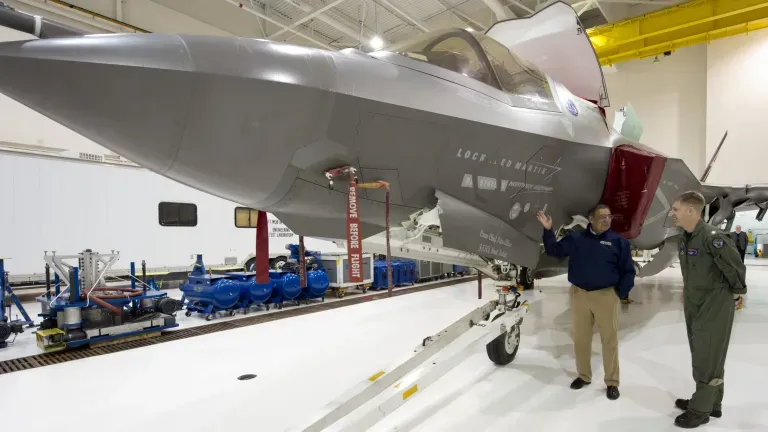 F-35 Fighter at PAX River NAS