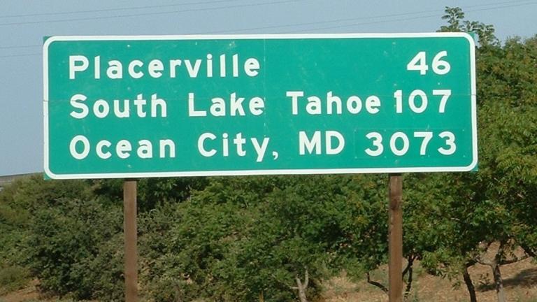 Orange County Maryland Route 50 Sign