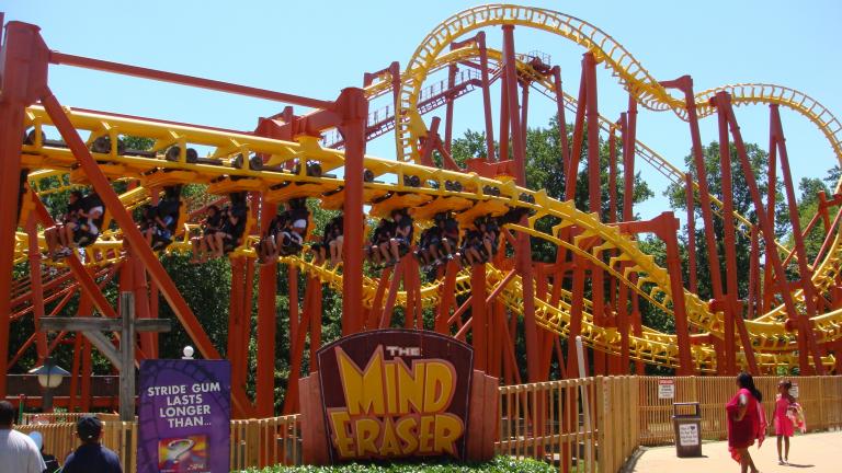 Mind Eraser at Six Flags America in Upper Marlboro