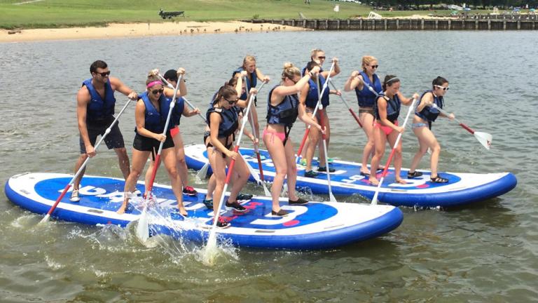 Ultimate Watersports stand up paddle board instruction