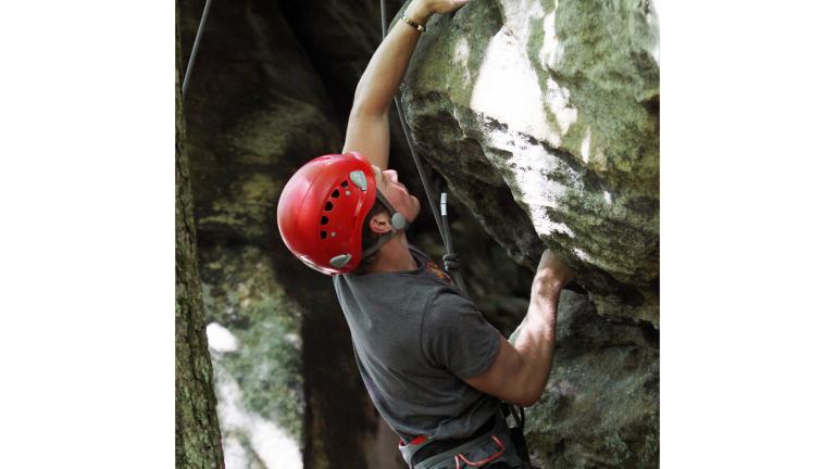 Climber at Adventure Sports International