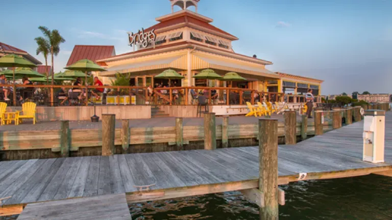 Bridges restaurant on the water