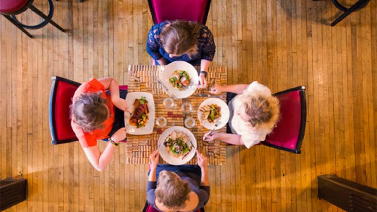 four diners