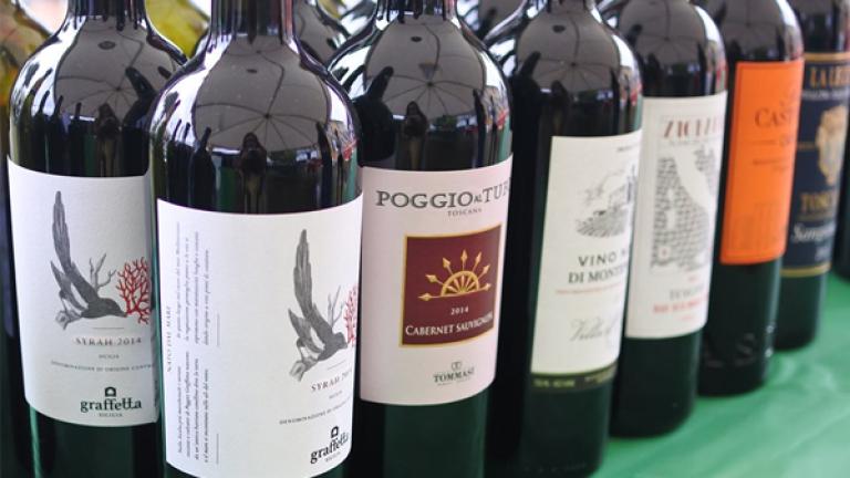 wine bottles