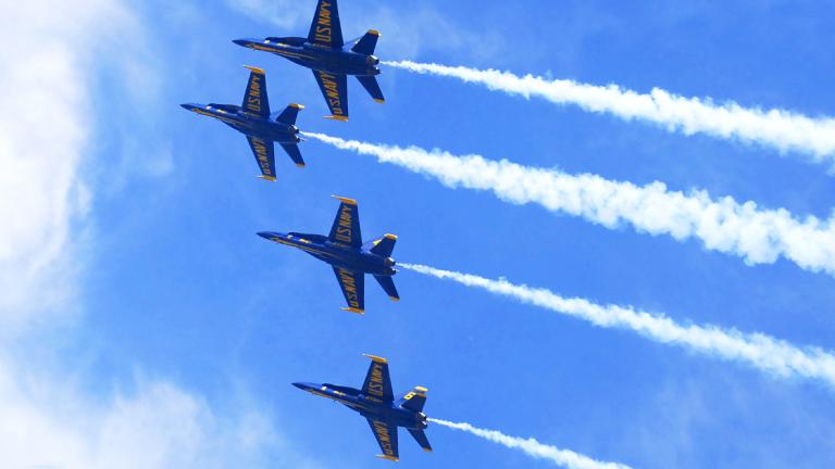 See the Blue Angels fly during Fleet Week in Maryland
