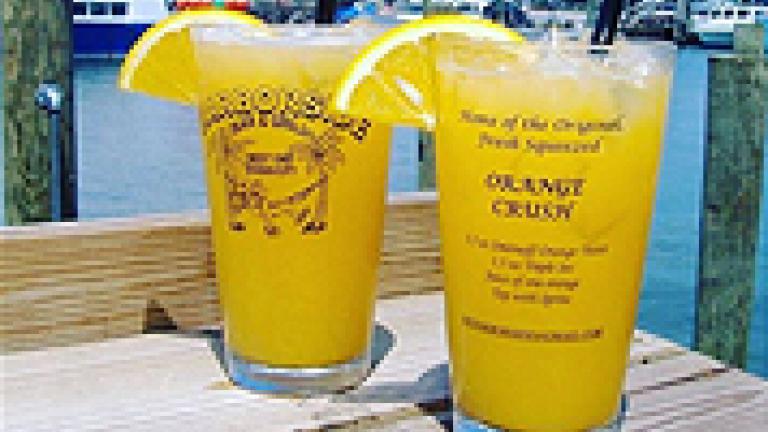 Maryland signature cocktail - Harborside Ocean City Orange Crush