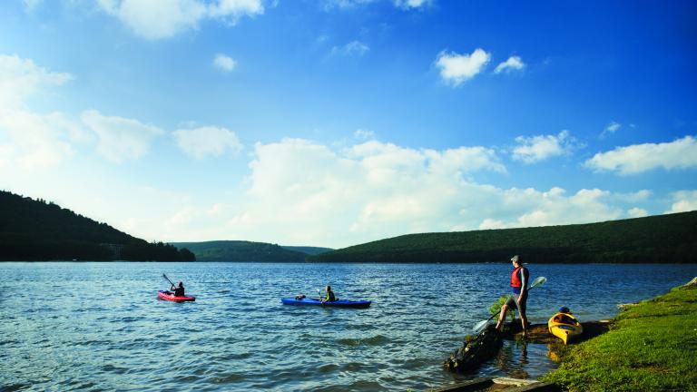 Kayakers at Deep Creek Lake
