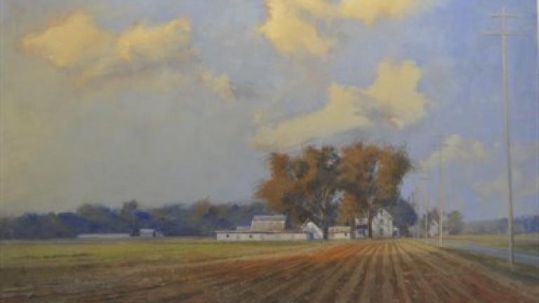 A painting of an Easton farm by Henry Coe 