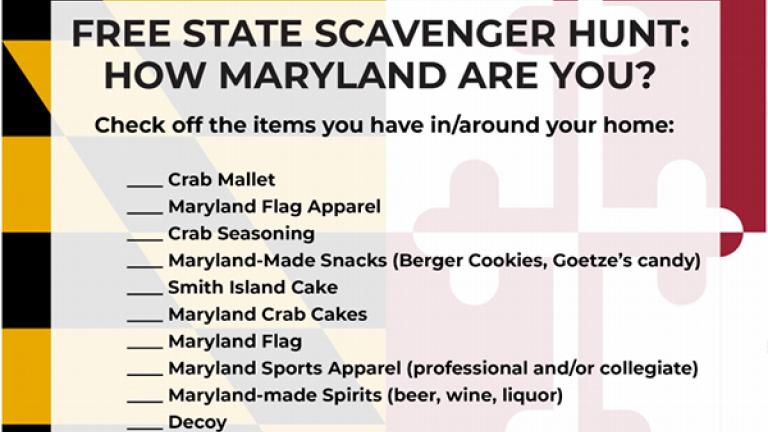 Scavenger hunt list