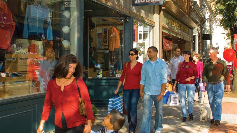 Frederick's 50-block historic district offers more than 100 stores including antiques shops.