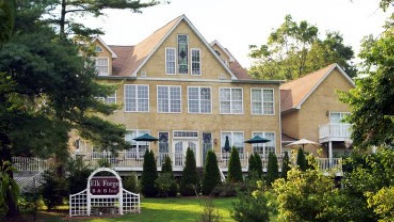 Exterior of The Tea Garden Spa at Historic Elk Forge Inn