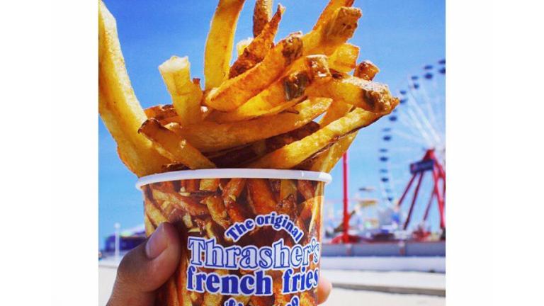 A Cup of Thrasher's French Fries