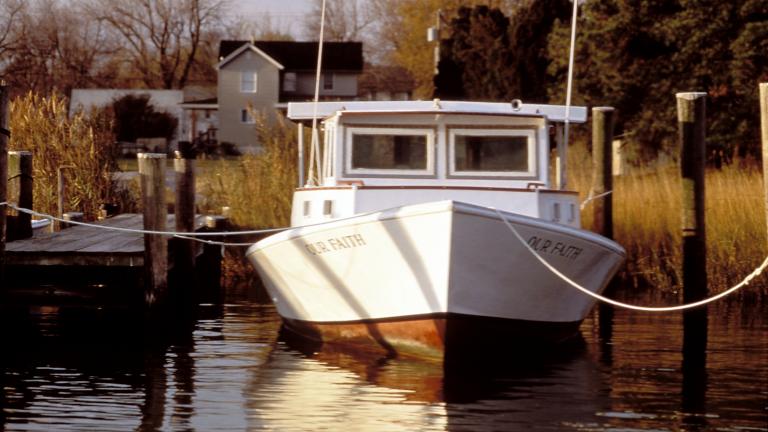 Boat on Tilghman Island