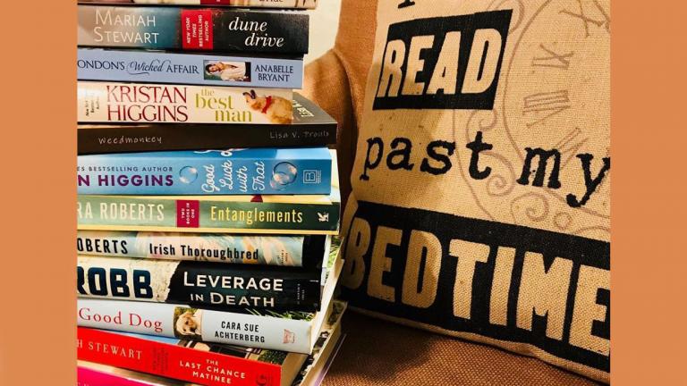 Turn the Page Bookstore with Books Ready for Authors' Signing