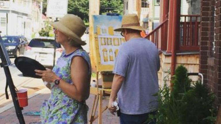 Plein Air painters participate in Paint It! Ellicott City